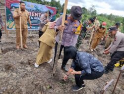 Sukseskan Penanaman Jagung Serentak, Polsek Kapuas Siapkan Lahan 3.05 Hektar