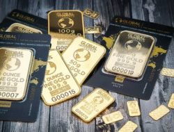 Harga Emas Global Turun Tajam