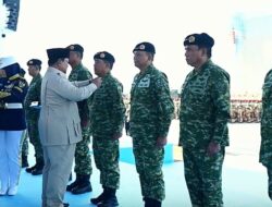 Prabowo Beri Pangkat Kehormatan dan Lantik Panglima Baru TNI
