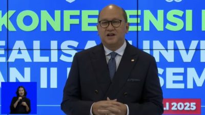 Investasi Q3 2025 Capai Rp491,4 T, Lampaui Target Awal