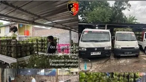 Bareskrim Ungkap Pengoplosan Gas LPG Subsidi di Sukoharjo