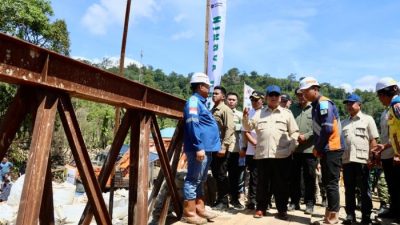 Presiden Prabowo dan Mendagri Tinjau Bencana di Tapsel